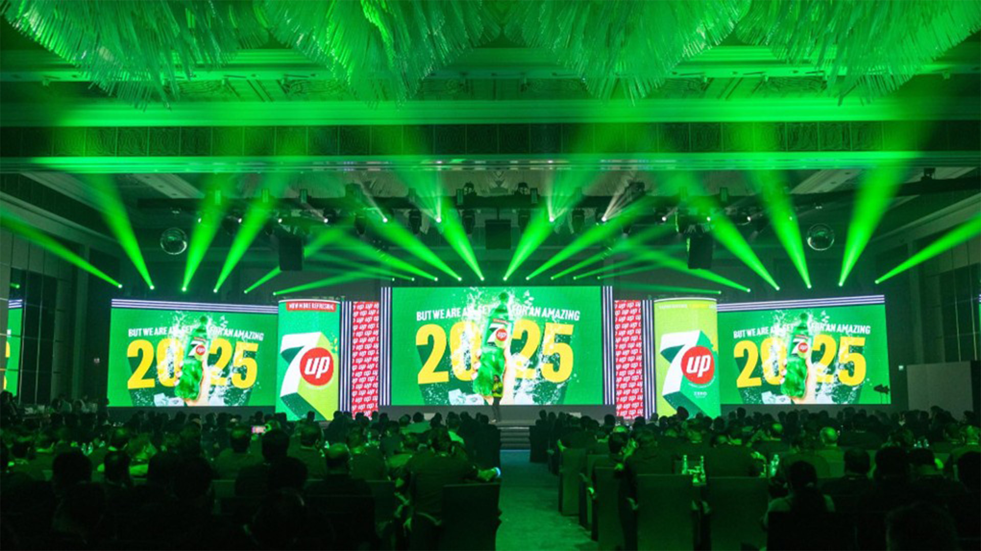 Elegant corporate event setup